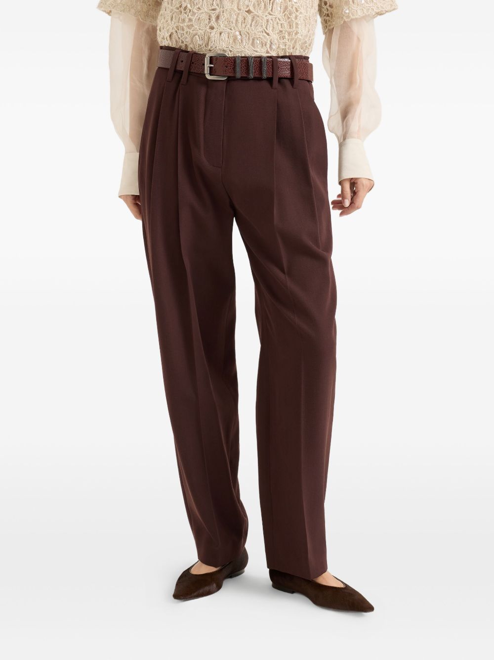 Brunello Cucinelli Trousers - Marrone | 460af7f5cae45dd0d9f049886a187461f12caa86