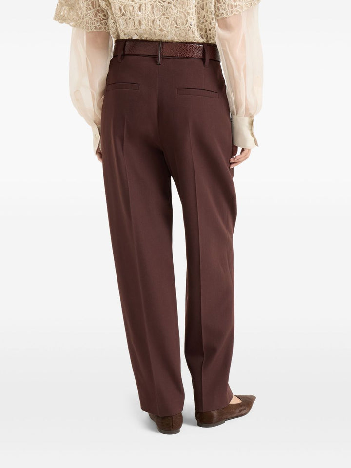 Brunello Cucinelli Trousers - Marrone | bd8981860c796b3db3046f8c952bf42da5be75e2