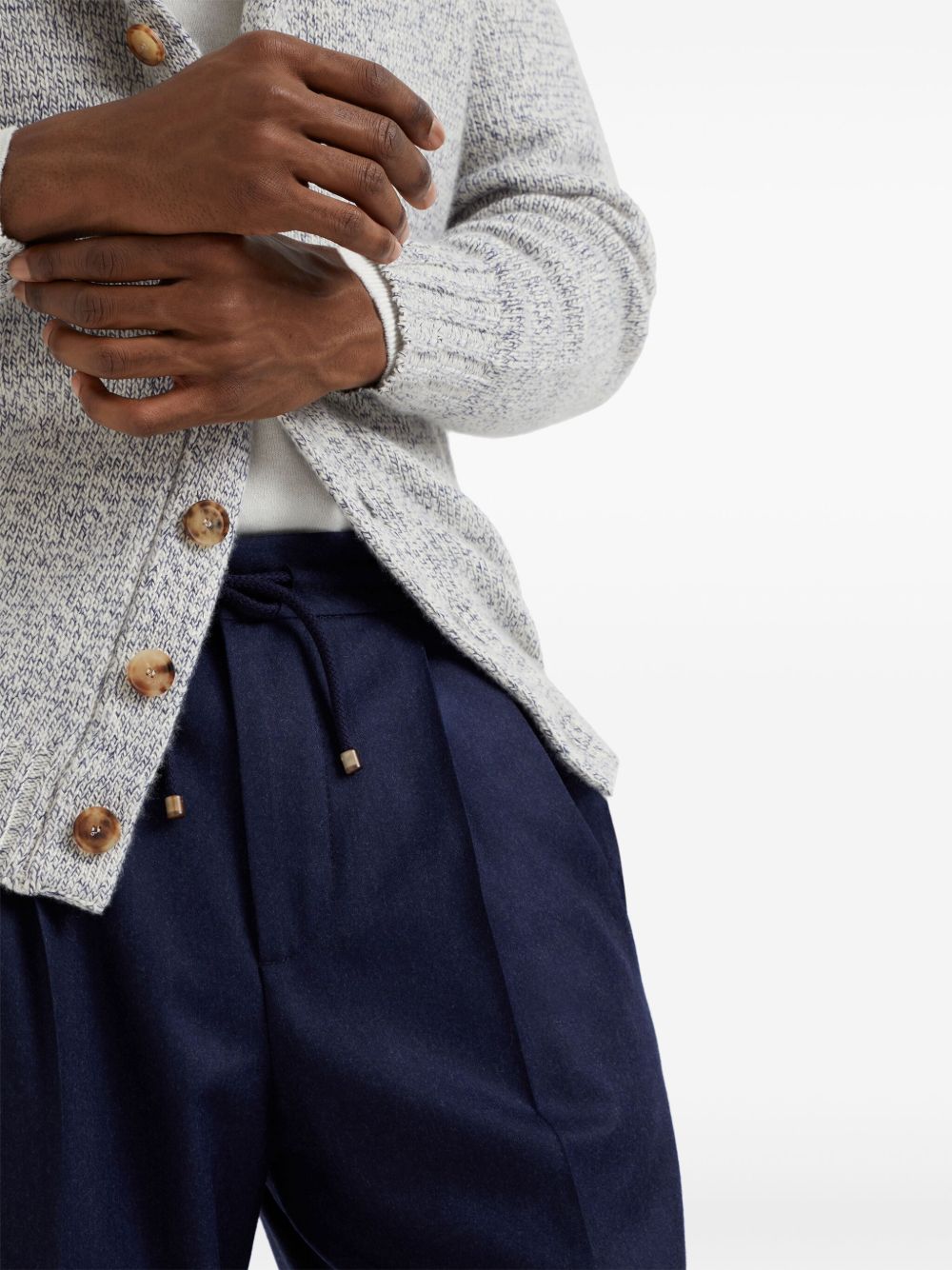 Brunello Cucinelli Trousers - Blue and green | 2a047ac65319a5a3ef0213c979de3fc12cabfe12