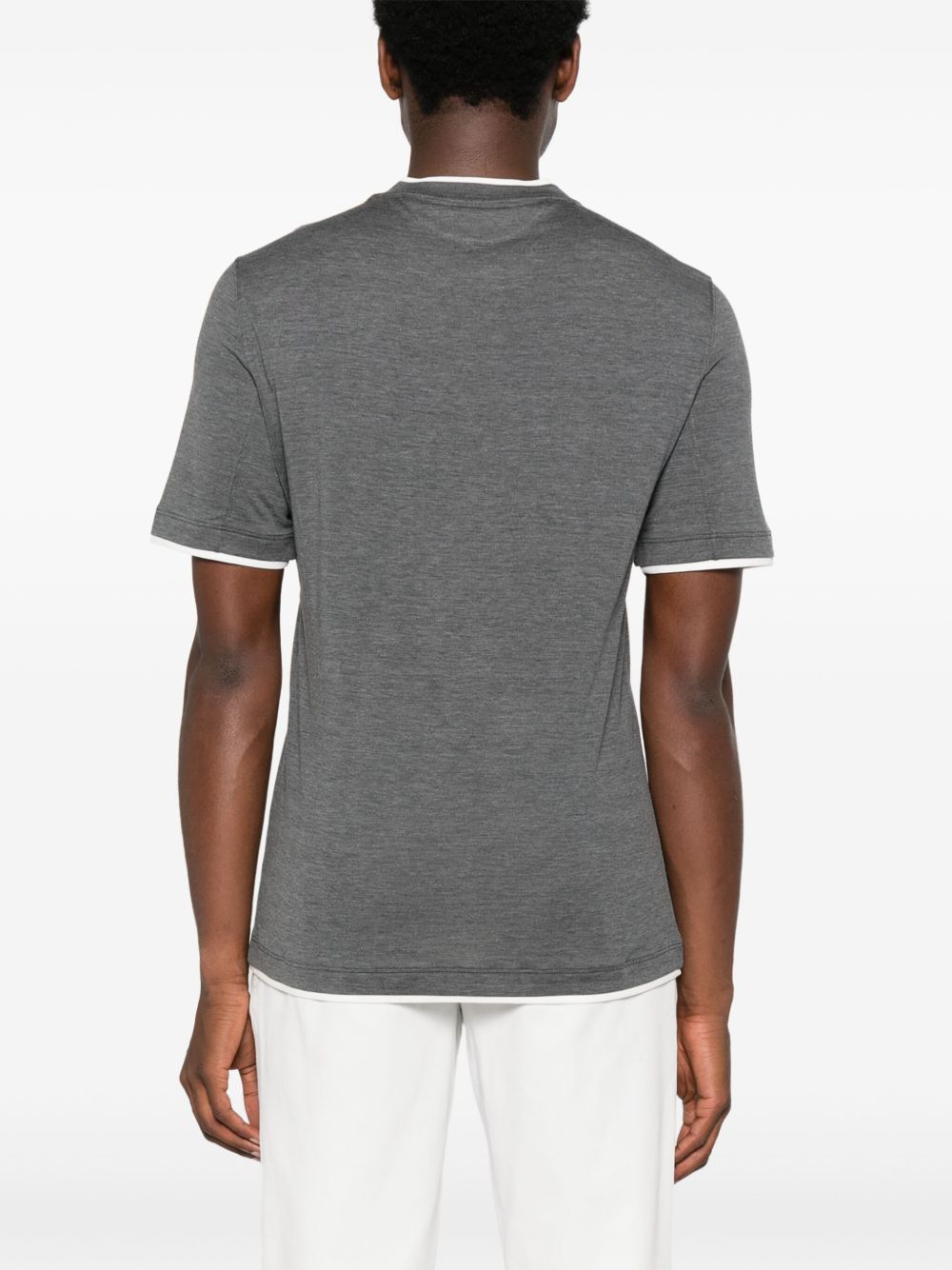 Brunello Cucinelli T-shirts and Polos - Blacks and greys | 399a2a0805673b6751f337d3a146d8cee7bf9175