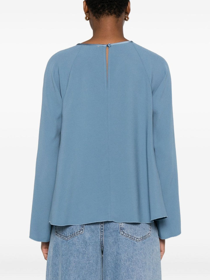 Forte Forte Top - Blue and green | 33f9cafb87b24520cb0fba033882102cb2cacbfe