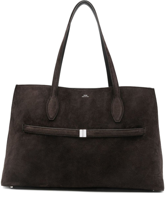 Lounge Suede Leather Tote Bag