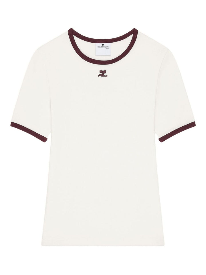 Courreges T-shirts and Polos - Light and natural | 8bc012ced10bf6b2f9452d1c2a0b45843e0ad093