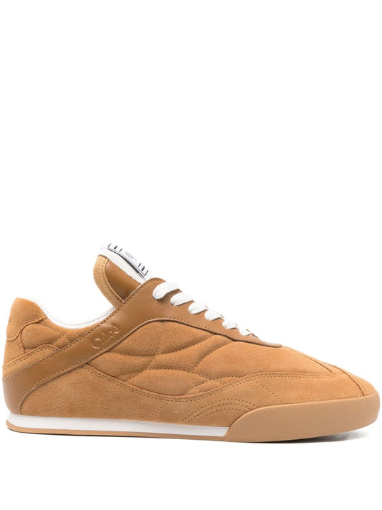 Chloè Kick Suede Leather Sneakers