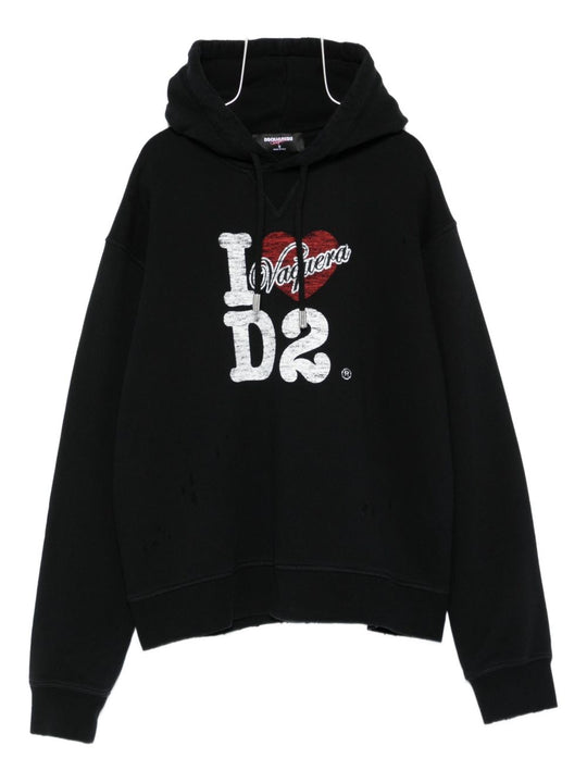 Logo Cotton Hoodie