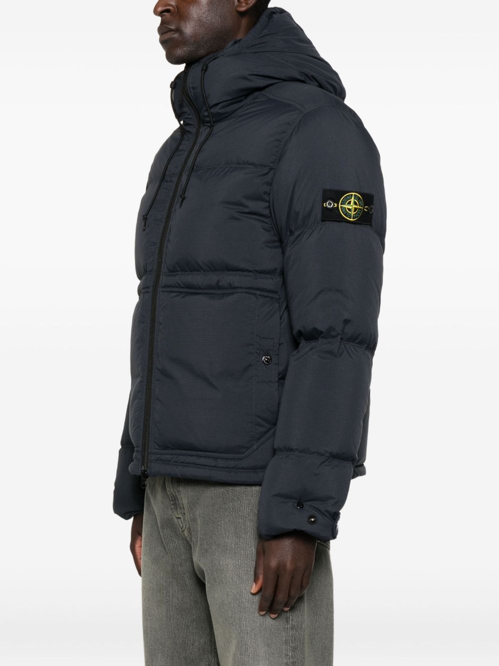 Stone Island Coats - Blue and green | 299928b5f53a6aebf45ead421b57c34b3f33759b