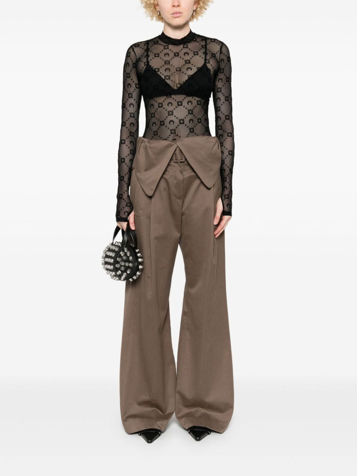 Marine Serre Top - Blacks and greys | 6dcc03cf67a51fee6a924c7fb919d323cf324927