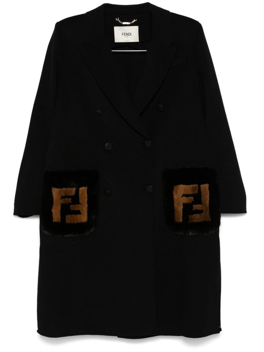 Wool Double-Breasted Coat