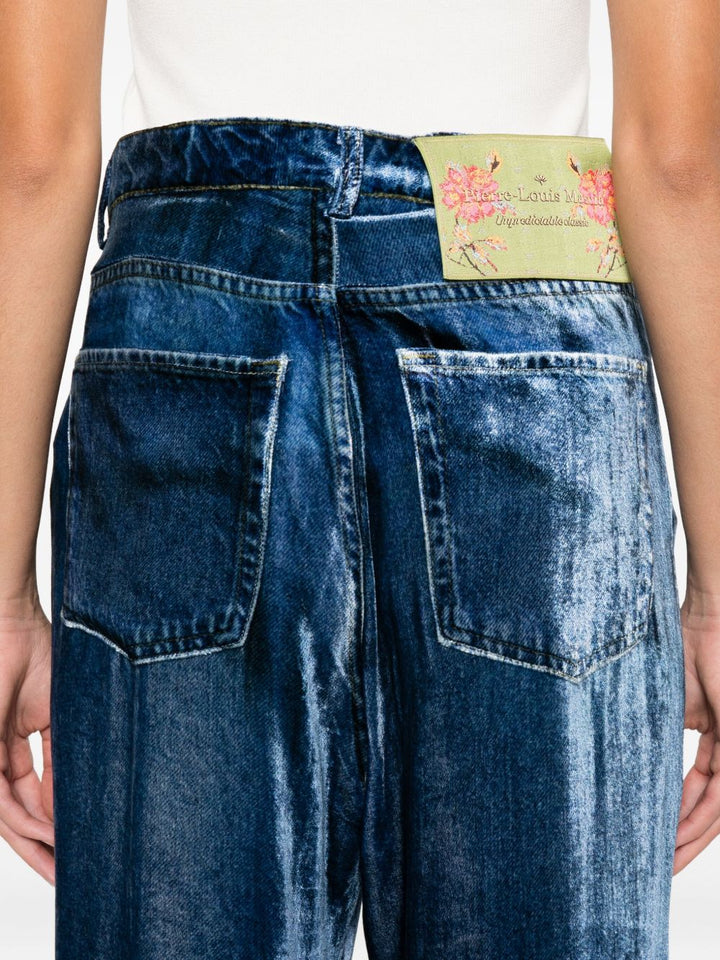 Pierre Louis Mascia Trousers - Blue and green | 89648818c69444cf6411c4561e3601fe2bf30f6a