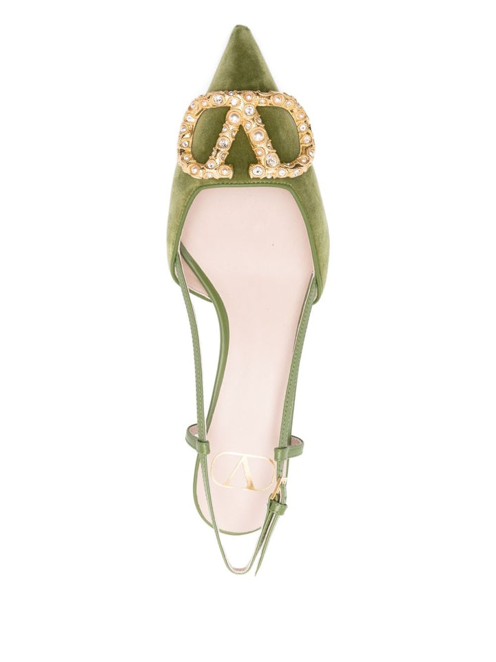 Valentino Garavani With Heel - Blue and green | d64a37e5f411f50031a228a34c64e42253a55dbb