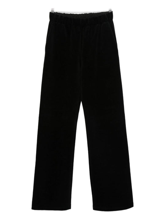 Cotton Wide-Leg Trousers