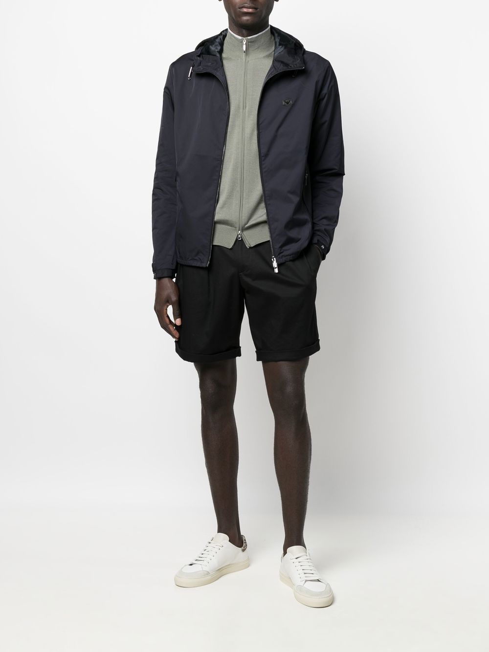 Emporio Armani Coats - Blue and green | 3a466256e24070b9138173ee855fefdc2dfbfb37