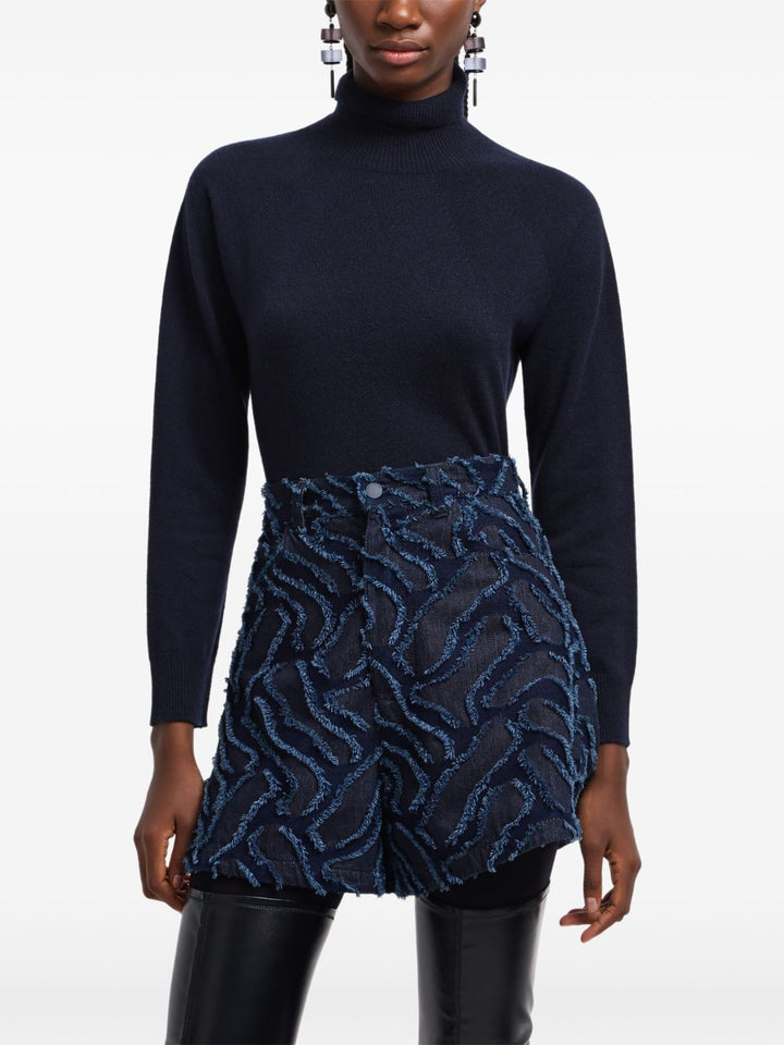 Emporio Armani Shorts - Blue and green | ddbbaa5c14068e4ad14783b95150671ed547df0d