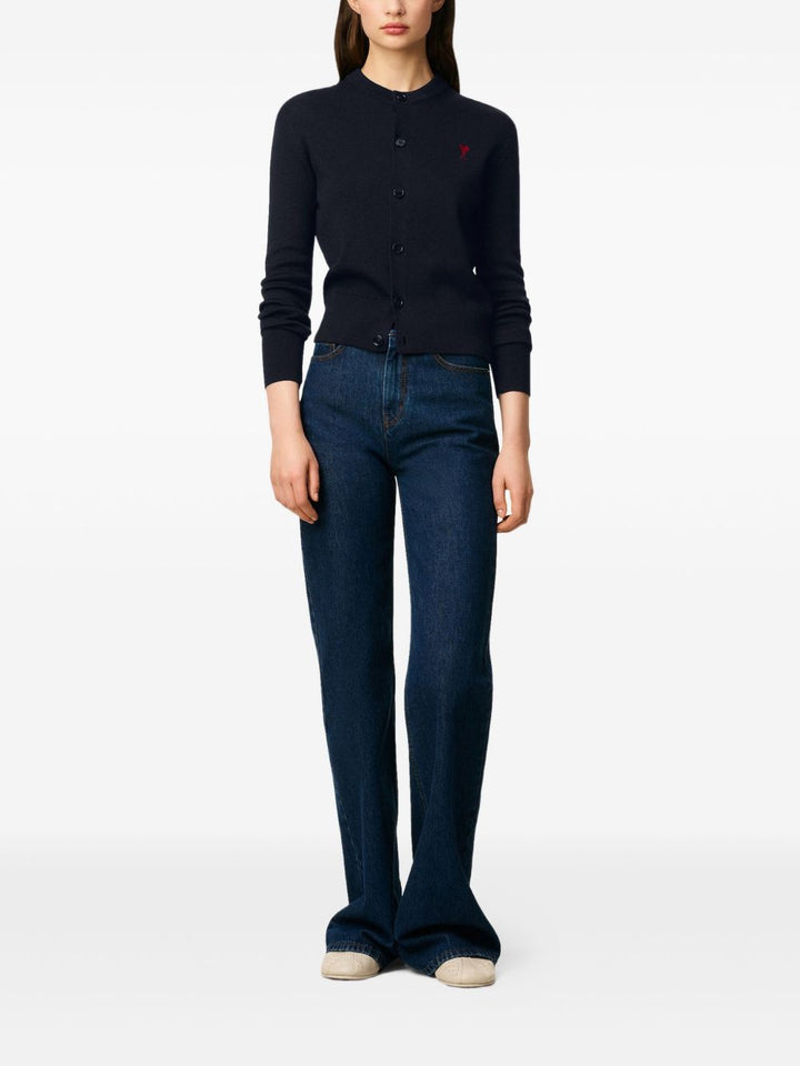 Ami Paris Sweaters - Blue and green | beab84d193c79a8b5d119b447508c41789ddf225