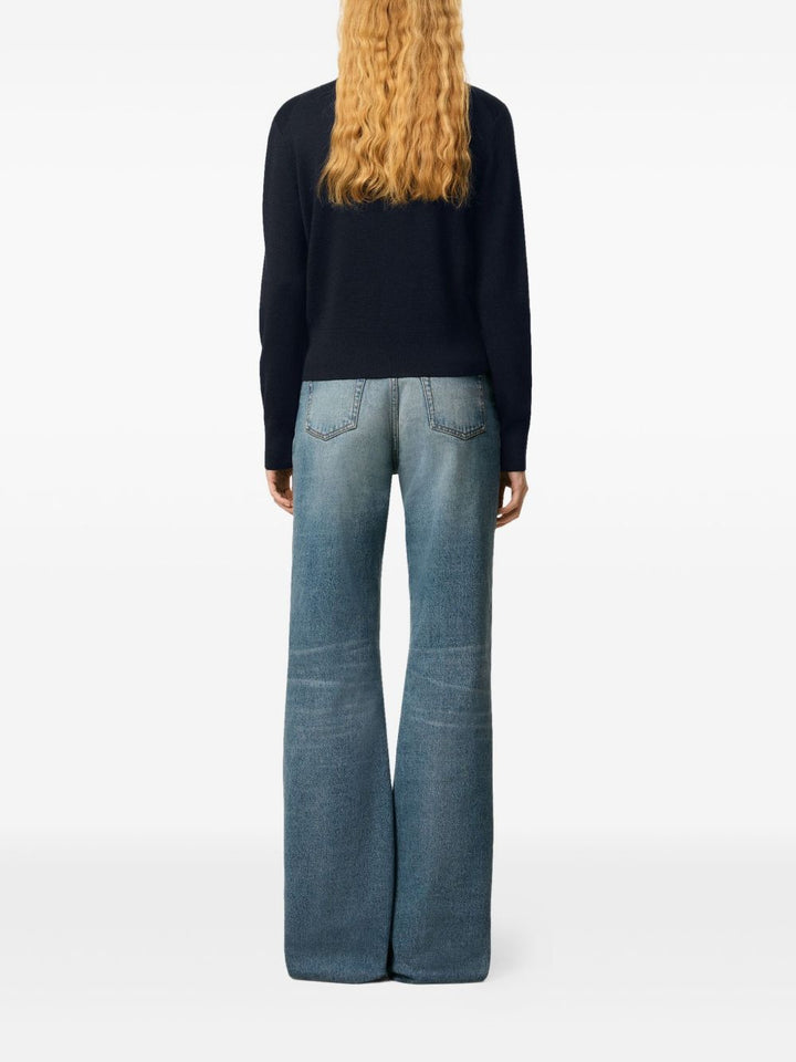 Ami Paris Sweaters - Blue and green | ef65f1bdc76871e756f68cac10008770831d1246