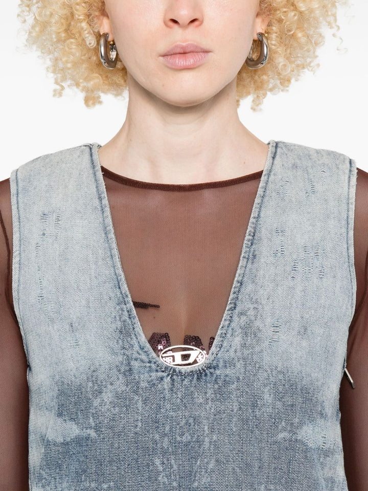 Diesel Dresses - Blue and green | 47d36eb41ac88254d14969ab5658003949b8cb72