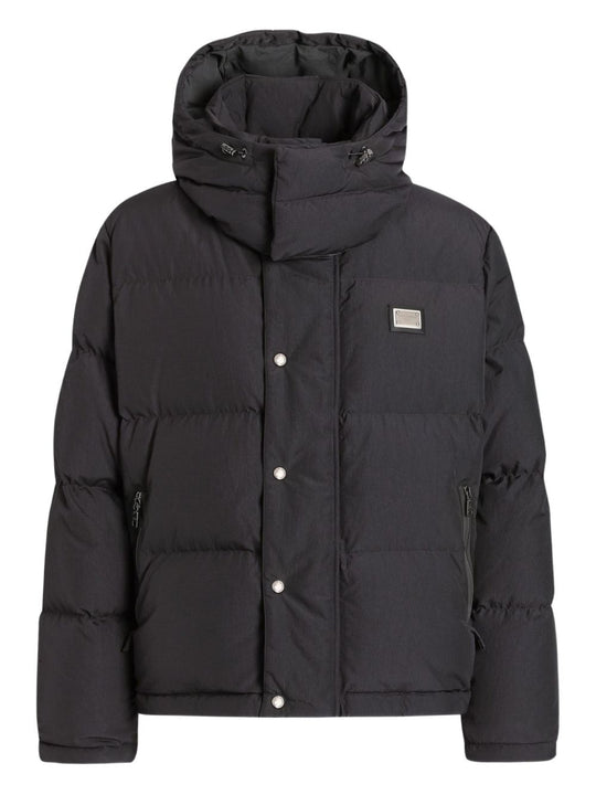 Nylon Short Down Jacket