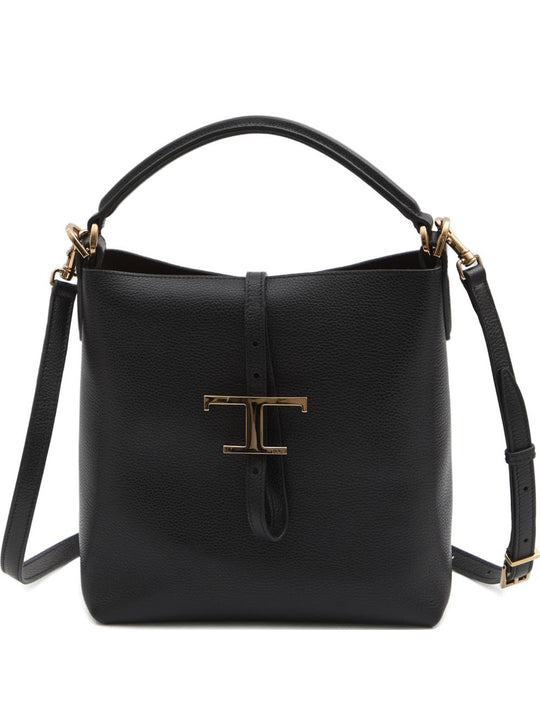 Mini Leather Bucket Bag