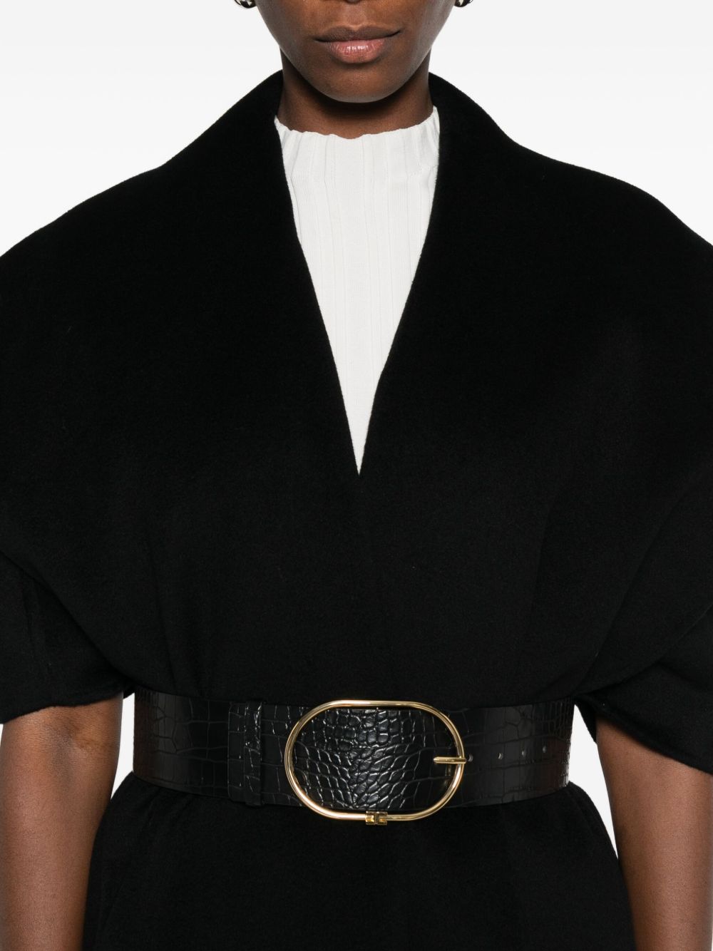 Elisabetta Franchi Coats - Blacks and greys | 882daac464ad6e440333992077b9960b19ea9a44