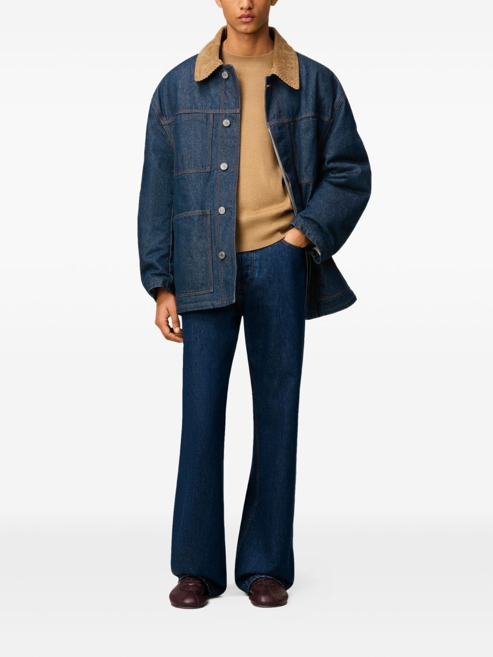 Ami Paris Coats - Blue and green | fe2a022fbe66ed49dd4ec669de76417602b5d457