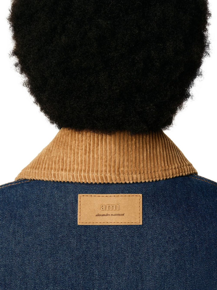 Ami Paris Coats - Blue and green | c86d5dc8c4eacac173583cfff1cb8840763ad960