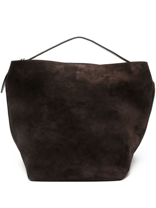 Suede Beltet Tote Bag