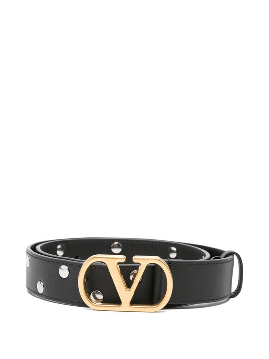 Vlogo Leather Belt