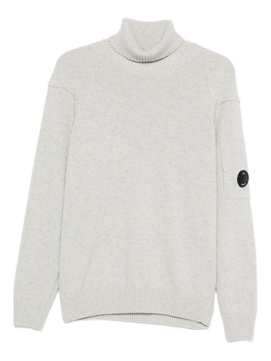 Logo Wool Turtle-Neck Sweater