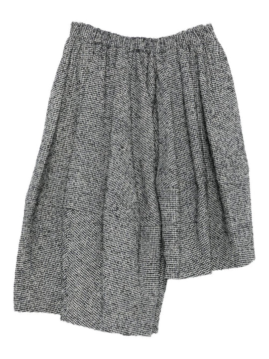 Wool Asymmetric Skirt