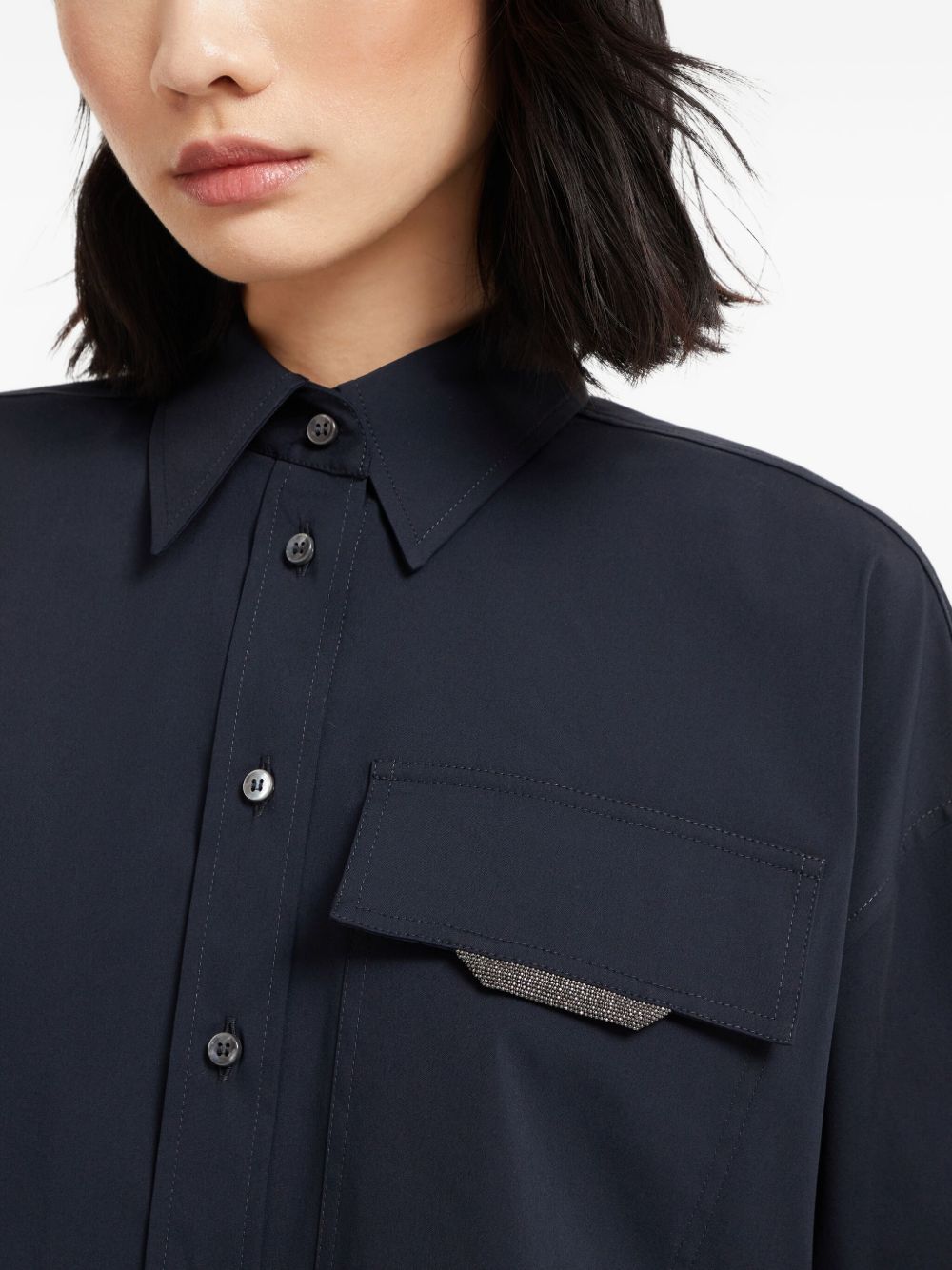 Brunello Cucinelli Shirts - Blue and green | 06b29e362cc76bd2aeebea20074a94b6cd197722