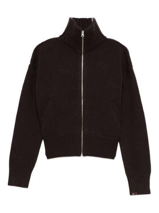 Cashmere Zipped Cardigan