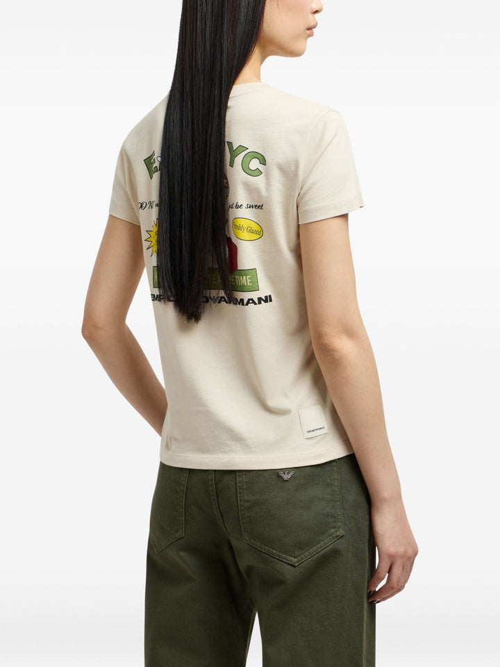 Emporio Armani T-shirts and Polos - Light and natural | b36a44aa971e63ae50f1026e60efdab192c3170a