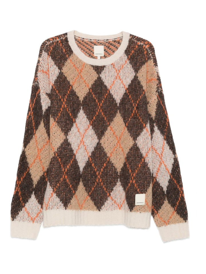 Emporio Armani Sweaters - Marroni | d824a056a6b786da4b3c1ba19f7efb597ebd7ccd