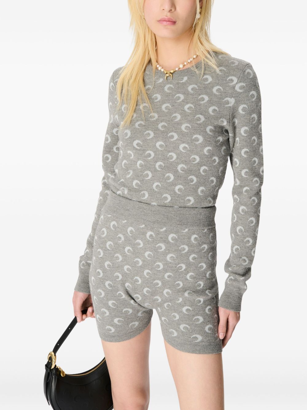 Marine Serre Sweaters - Blacks and greys | 507aade62dadb4420c7d704fc9ede5f04c281fe0