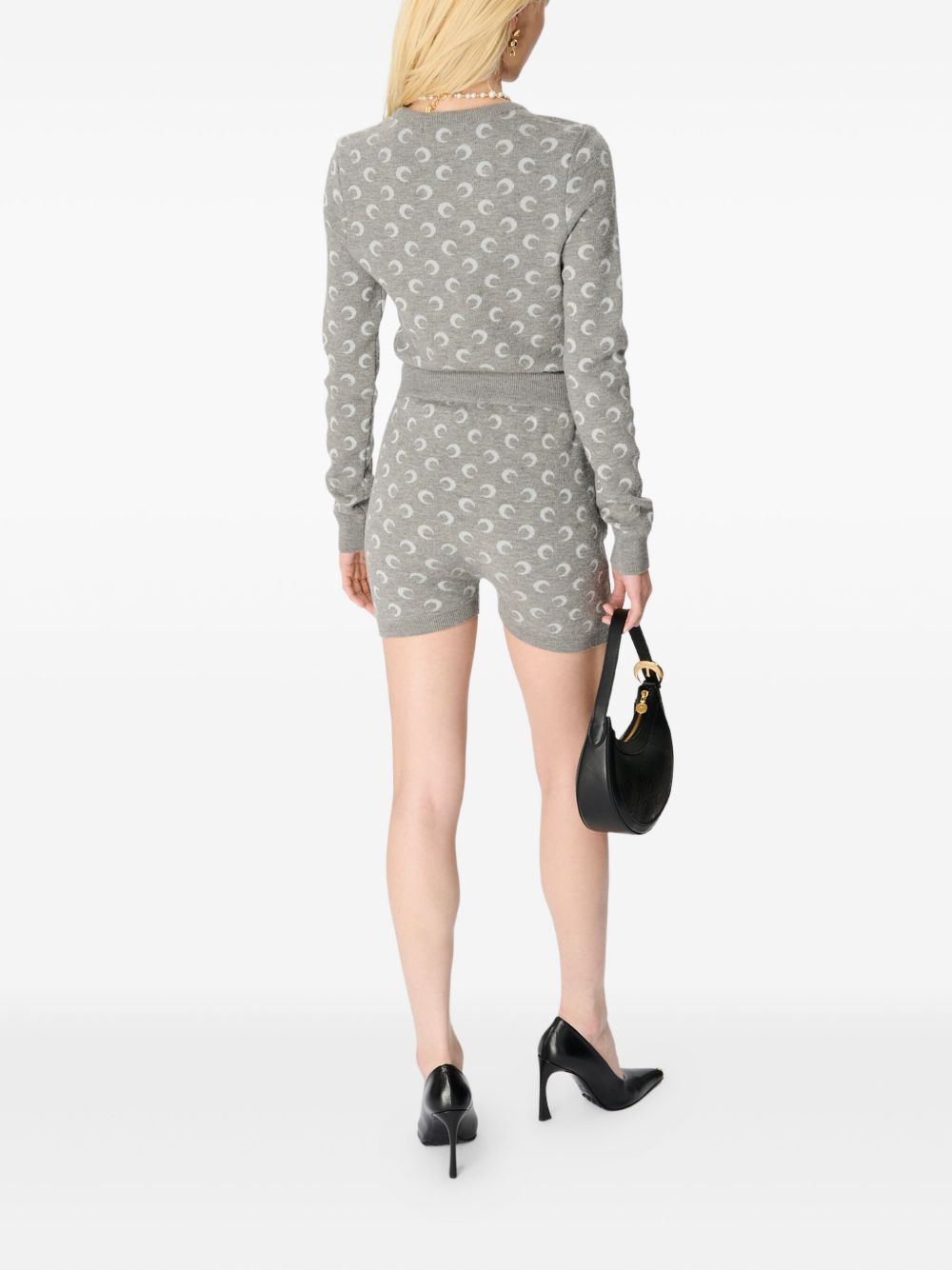 Marine Serre Sweaters - Blacks and greys | 508cba95111d43bbc97de1cdad139c2e5a862ec0