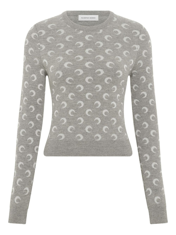 Marine Serre Sweaters - Blacks and greys | a96b7c236a6add84a8005360cd61a04abc65c42e