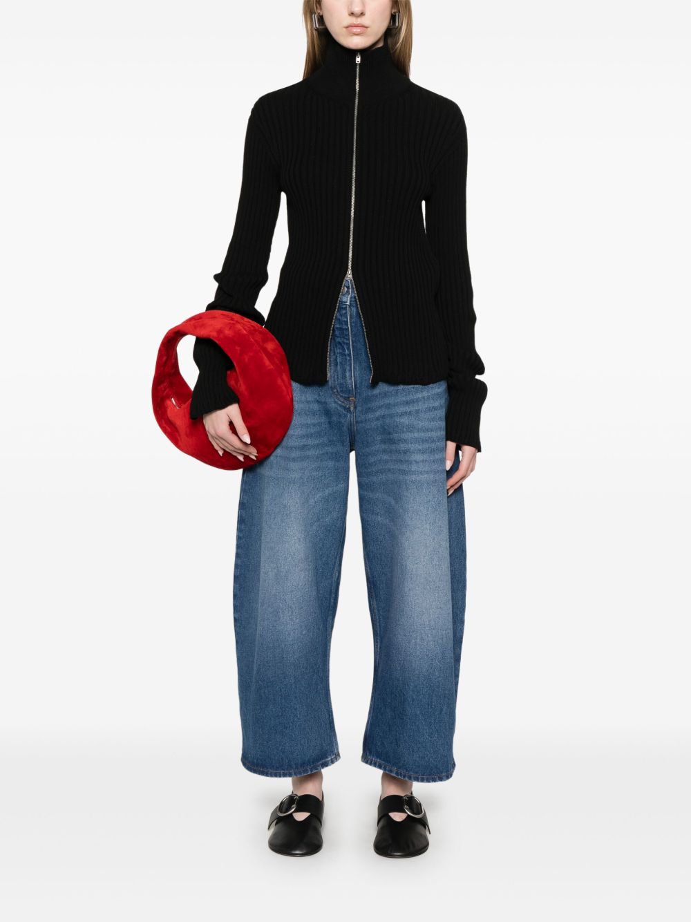 Studio Nicholson Jeans - Blue and green | d64b5d2d27f89010f115858877ad890aac3da1c0