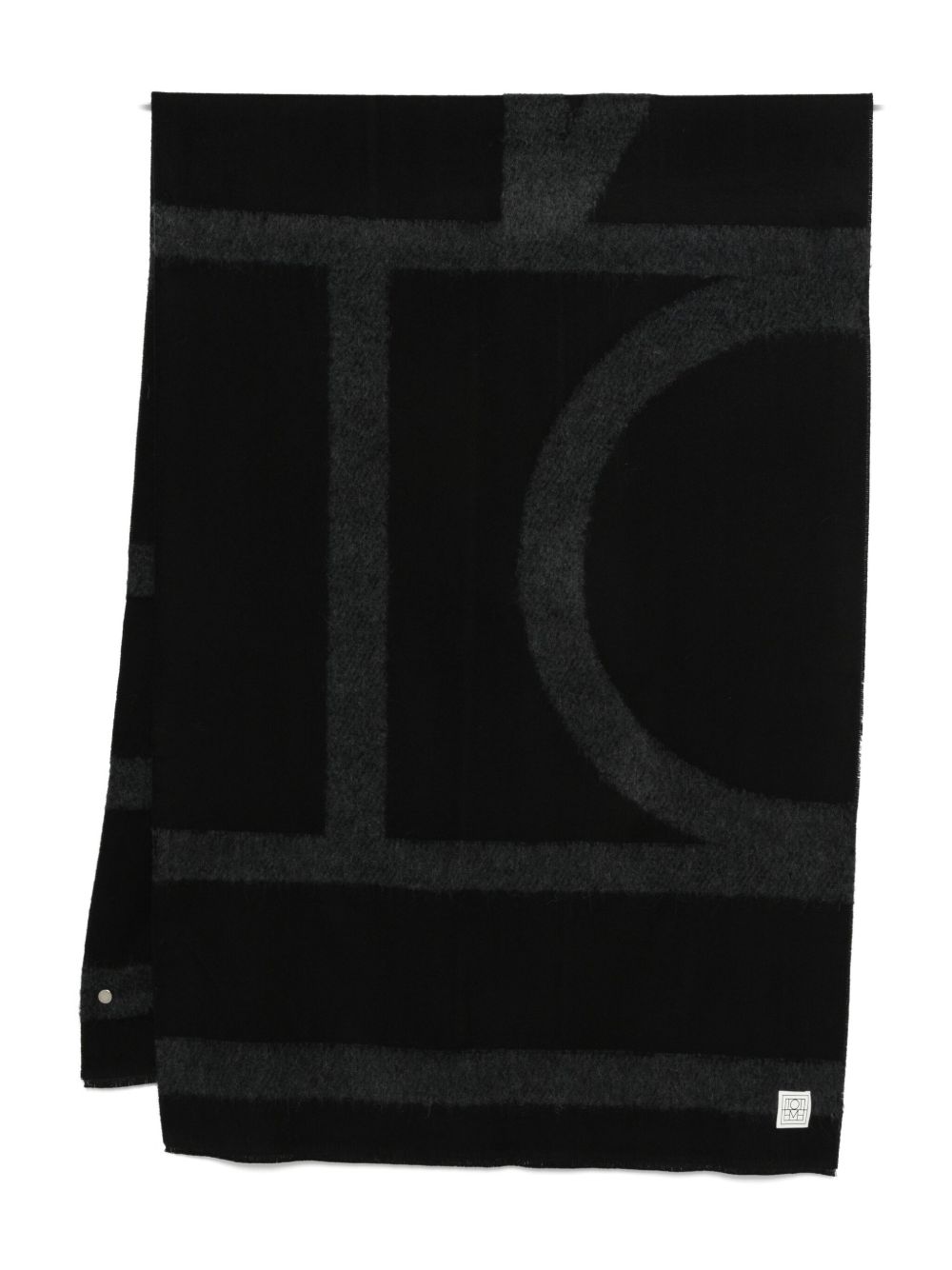 Toteme Main Scarfs - Blacks and greys | fa09636f6bb897024de6ec687c433c7cacee8cdb