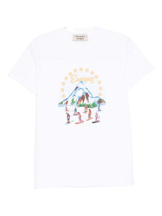 Embroidered Cotton T-Shirt