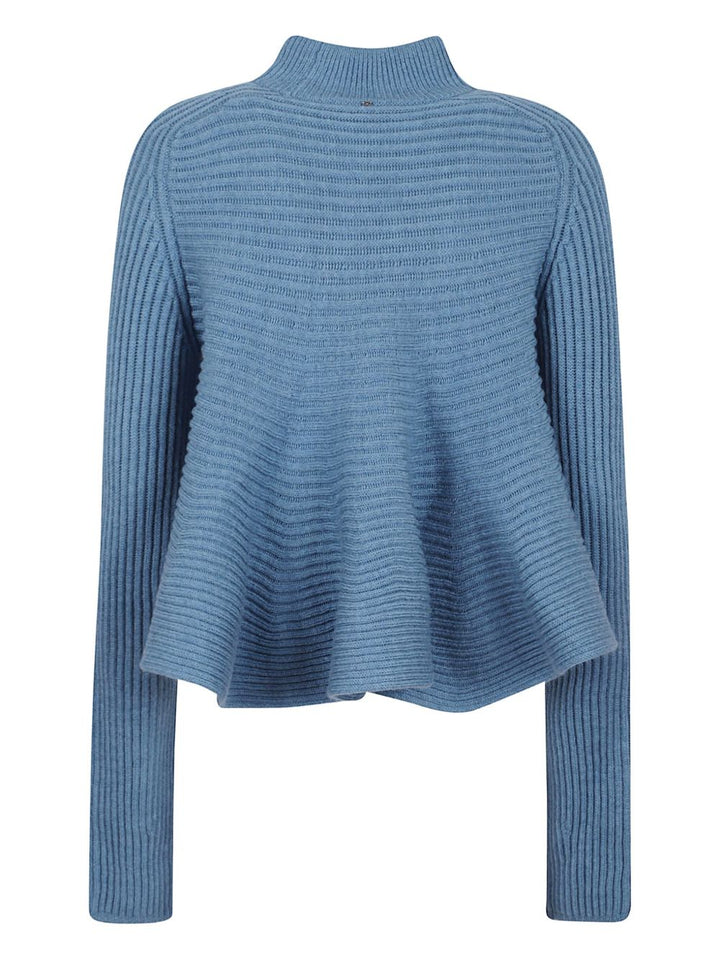Sportmax Sweaters - Blue and green | 24035ac3f4ec24d590088cb38531749fb0c9a644