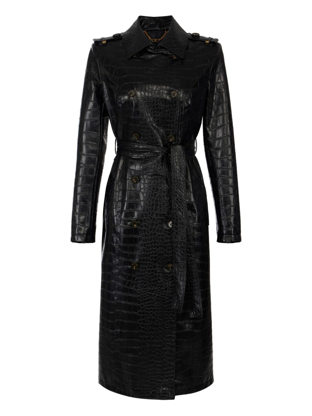 Elisabetta Franchi Coats - Blacks and greys | b386ea69fc623593a05a7ad60dee7ff55f54fa72