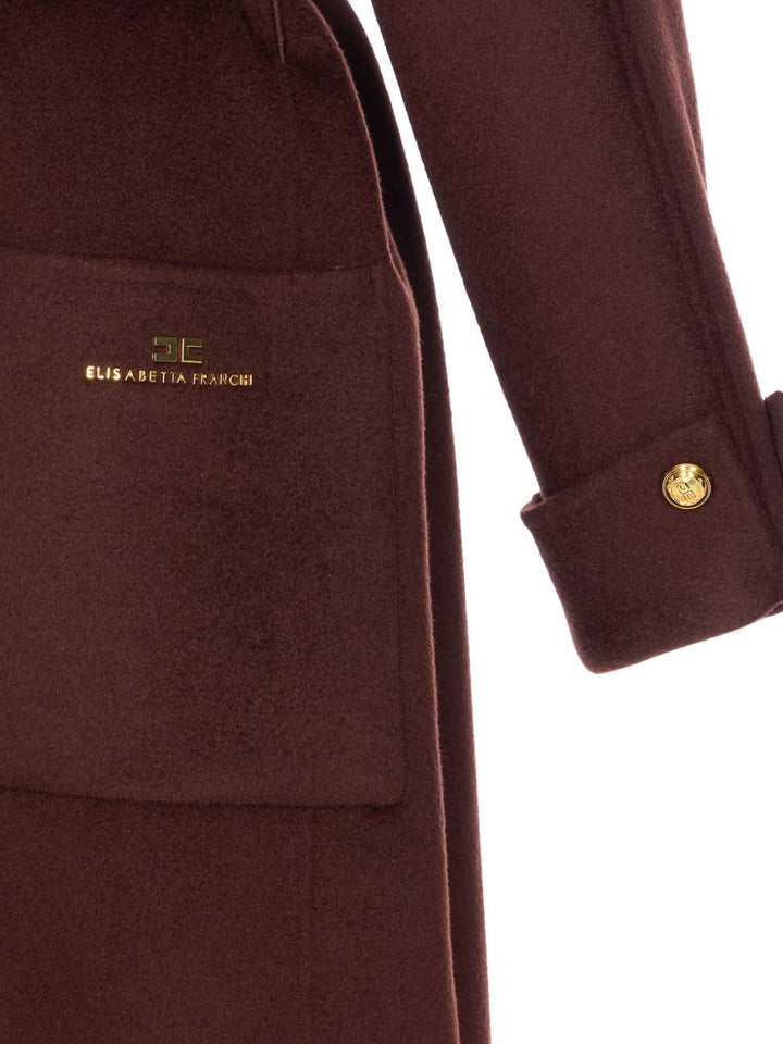 Elisabetta Franchi Coats - Marrone | a3ae1acdfcfe131ab79d5252c091e66cc5fe6099