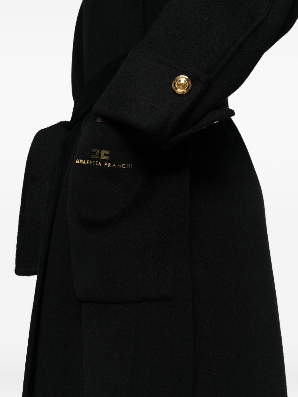 Elisabetta Franchi Coats - Blacks and greys | dd4be46041a21b028b8b703e1957589054bffe07