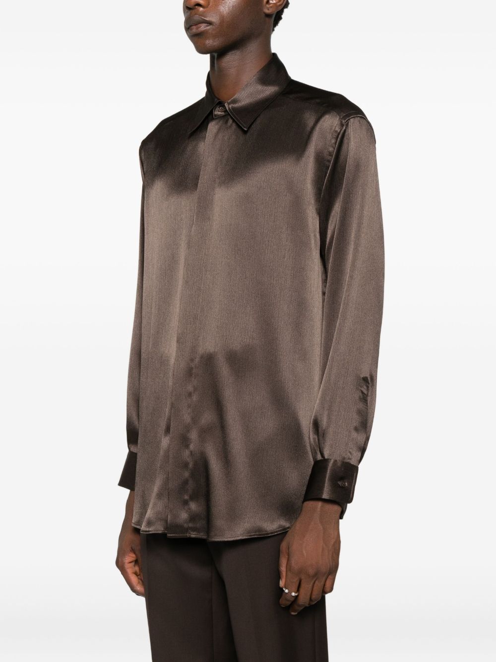 Emporio Armani Shirts - Marroni | 8659cb3876a68eccbfb772ae62252cfab73dd6b1