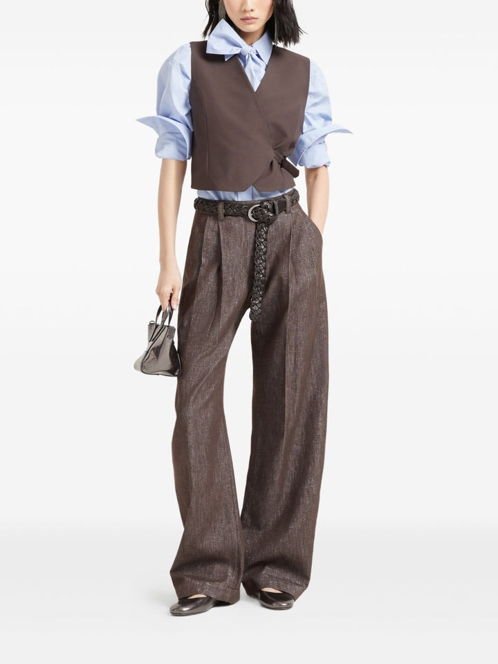 Brunello Cucinelli Trousers - Marrone | ece5eadbef0ed417a28df1cab28ea6f6e959d67f