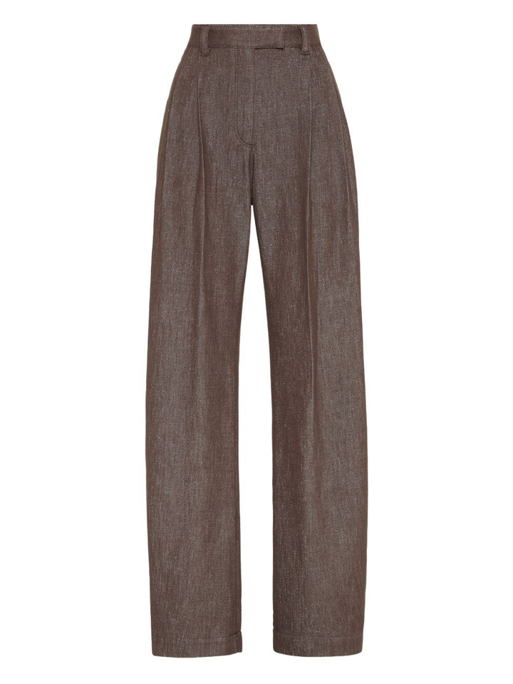 Brunello Cucinelli Trousers - Marrone | 3e5b4676bdbc1d030366fe65237607e29ca8af87