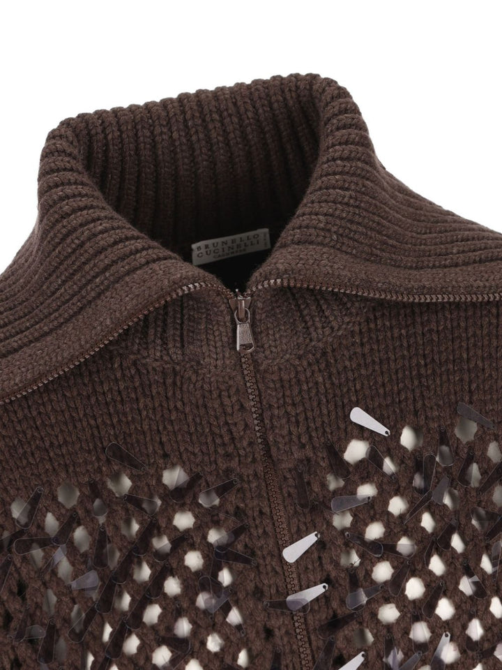 Brunello Cucinelli Sweaters - Marrone | 76286f43d7f46a50302c447abb81ad33b30863da