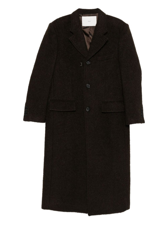 Wool Single-Breasted Coat