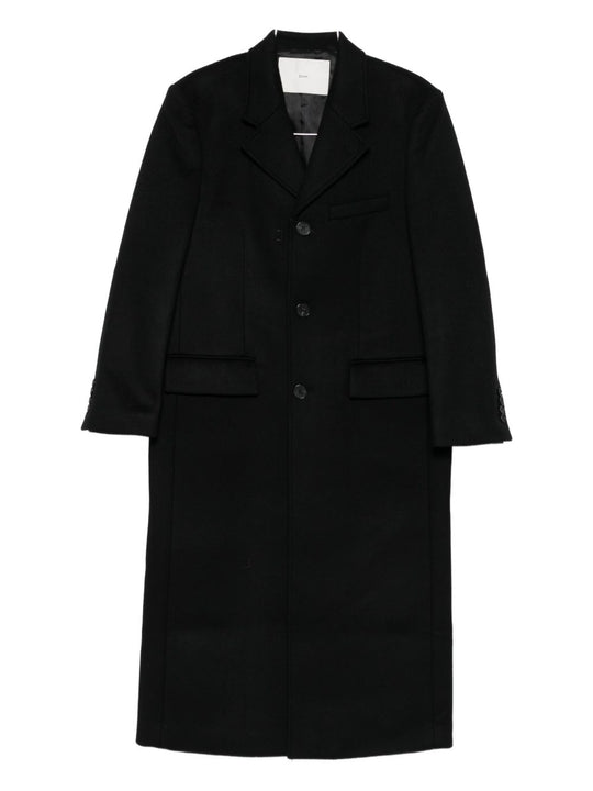 Wool Single-Breasted Coat