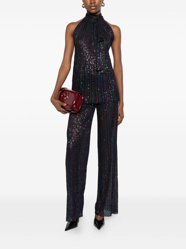 Missoni Trousers - Blue and green | a43e3cc80875504ce9e48b03e98cc700554a980a